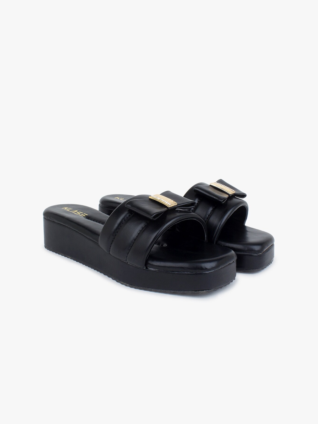 

KLASE Black Flatform Heels