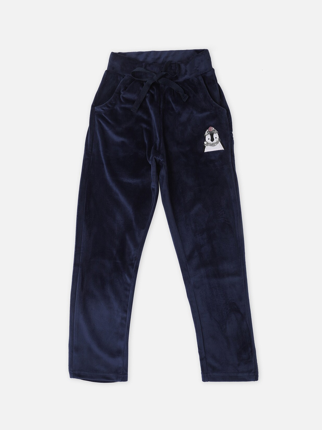 

Sweet Dreams Girls Navy Blue Solid Lounge Pant