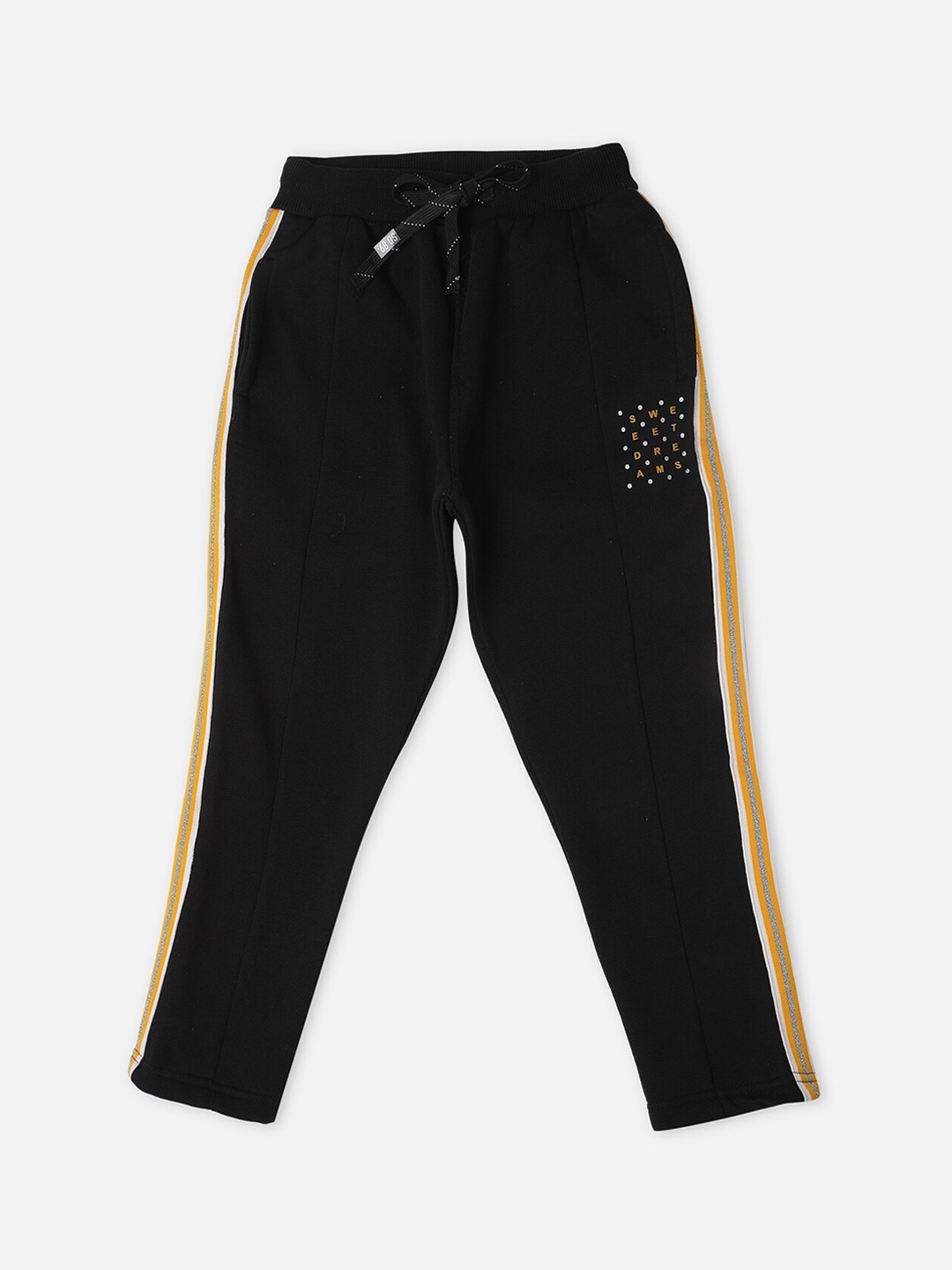 

Sweet Dreams Girls Black Solid Lounge Pants