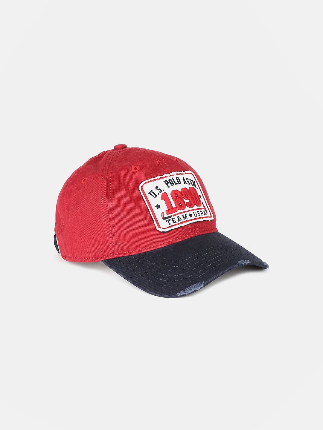 

U S Polo Assn Men Red & Black Printed Baseball Cap