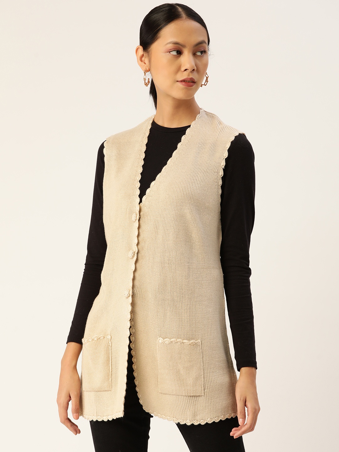 

APSLEY Women Beige Cardigan