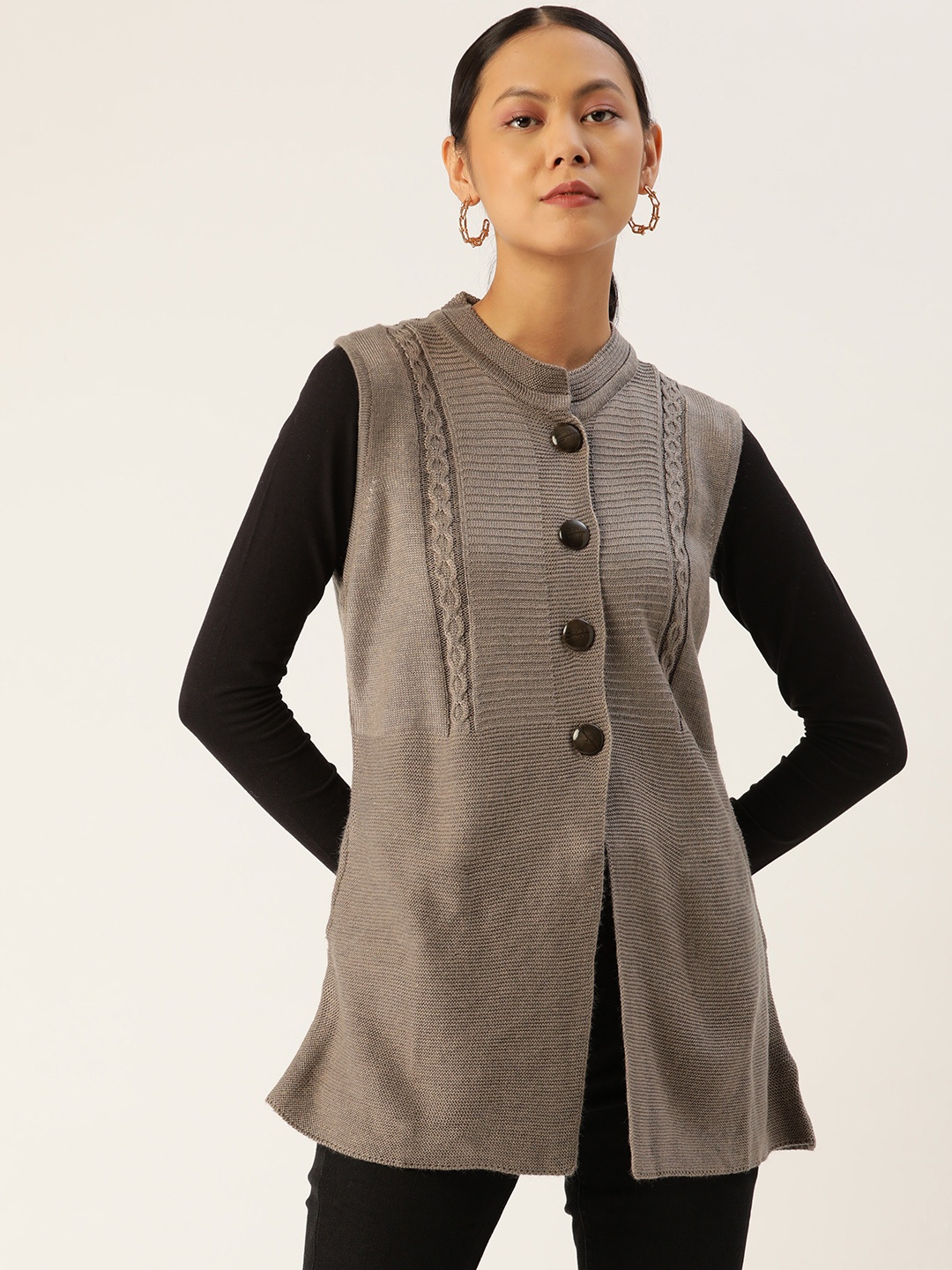 

APSLEY Women Taupe Cardigan