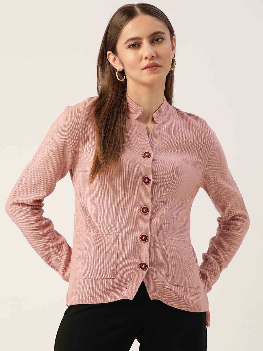 

APSLEY Women Peach-Coloured Cardigan