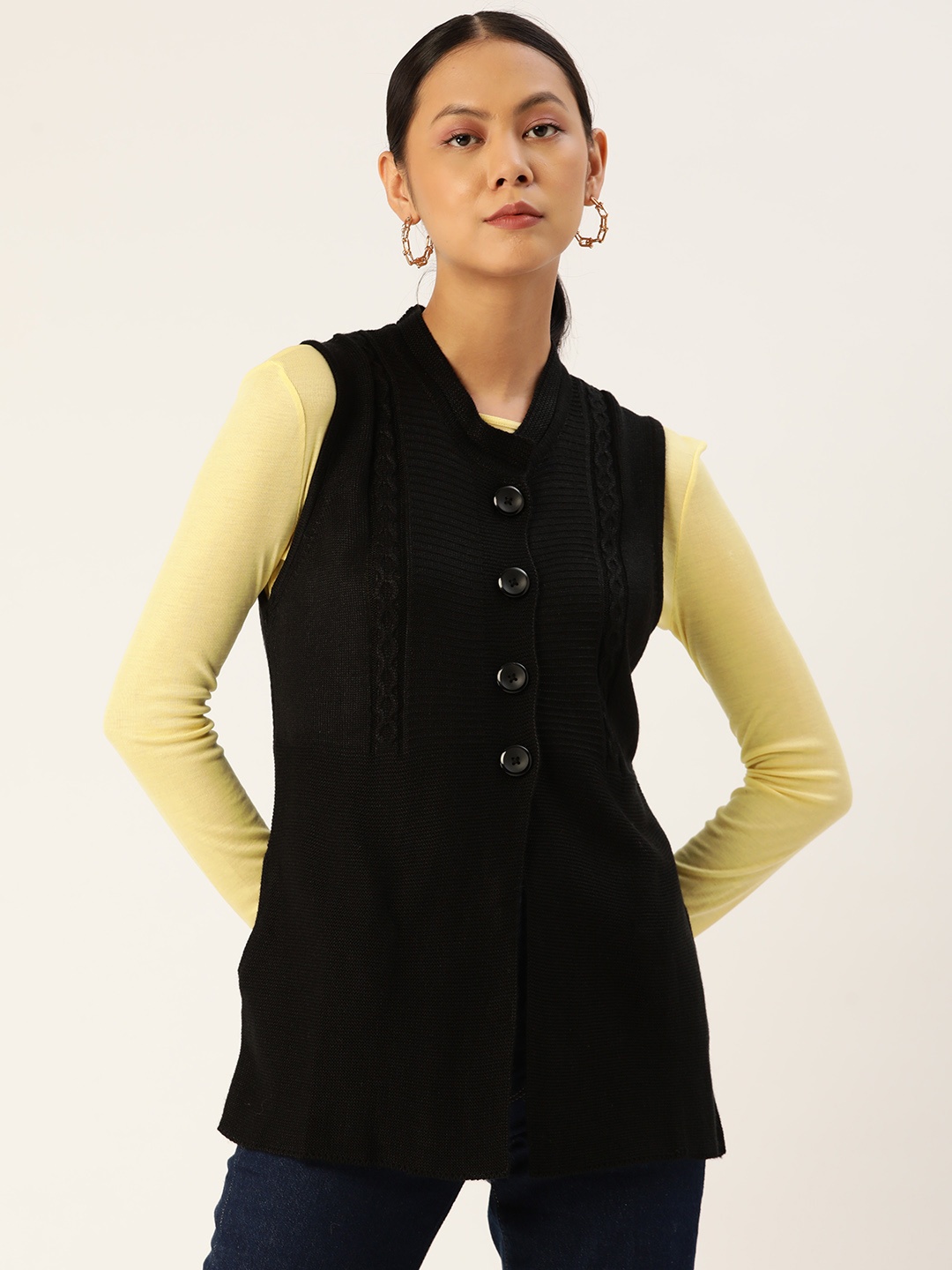 

APSLEY Women Black Cardigan