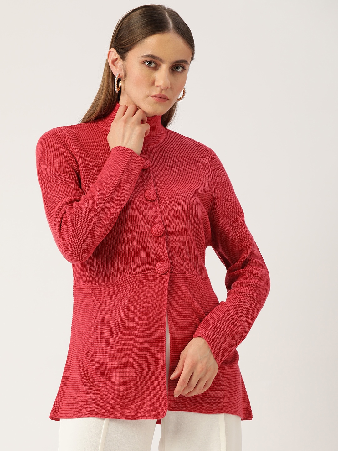 

APSLEY Women Pink Cardigan