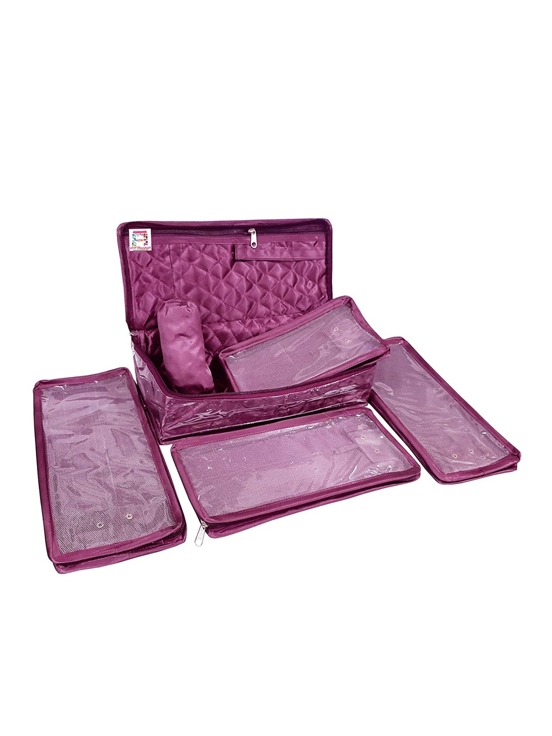 

atorakushon Purple Solid Jewellery Organiser