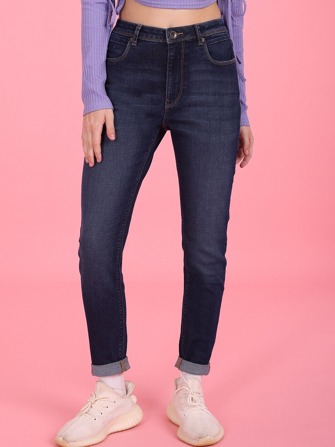 

Flying Machine Women Blue Super Skinny Fit Light Fade Stretchable Jeans