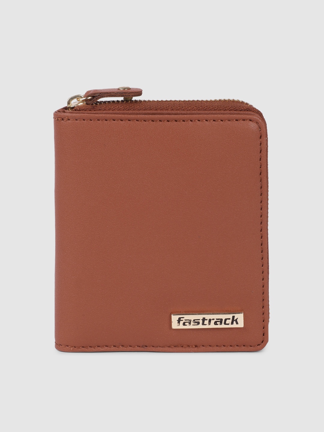 

Fastrack Women Tan Brown Two Fold Wallet