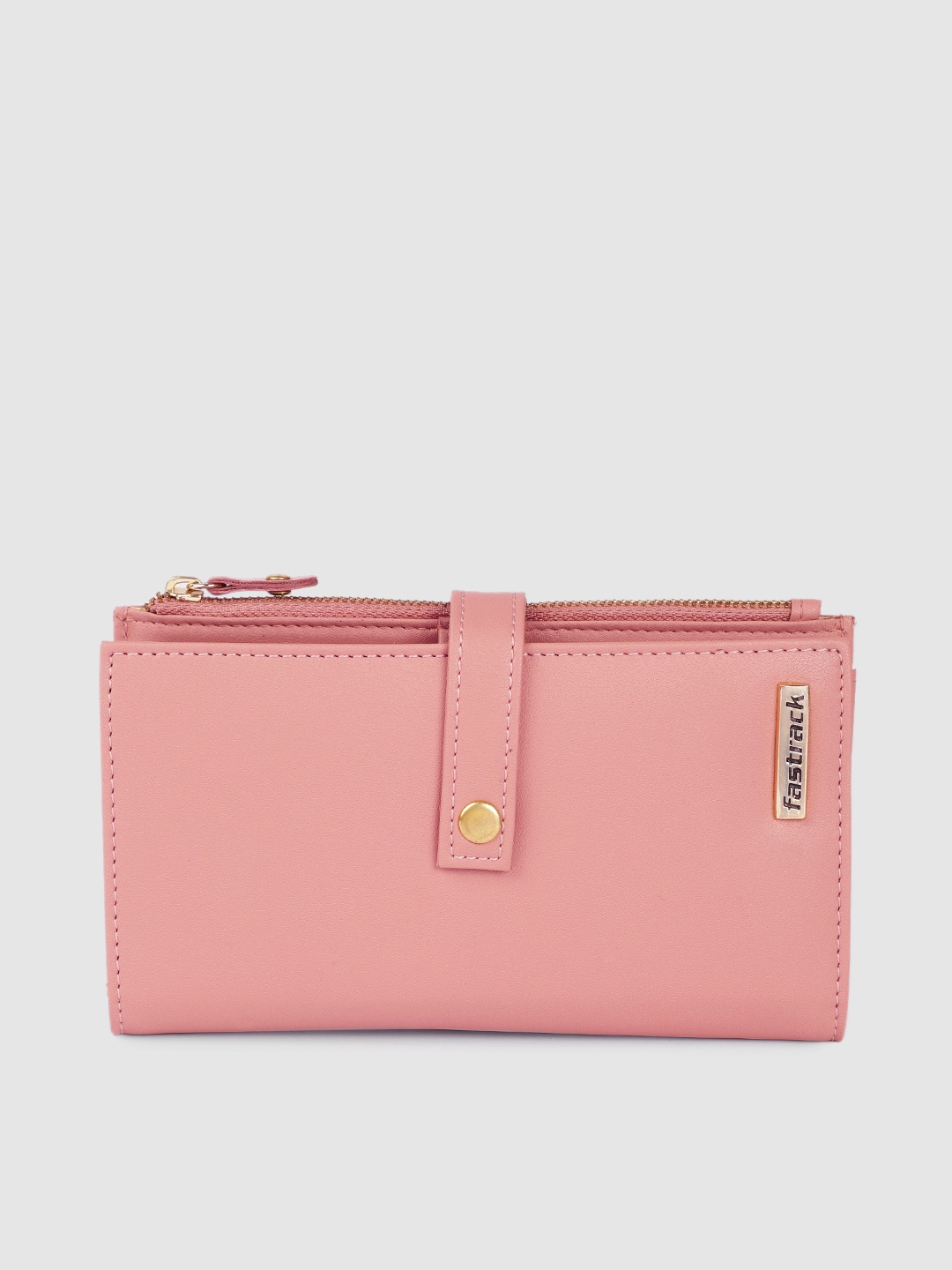 

Fastrack Women Pink Solid Two Fold Wallet