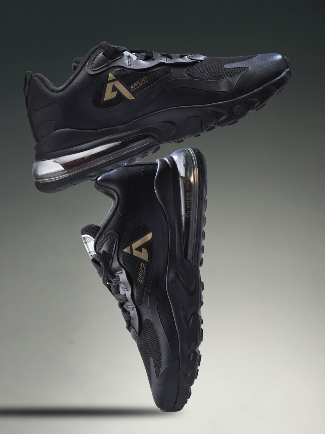 

Action Men Black Mesh Running Non-Marking Sports Shoes