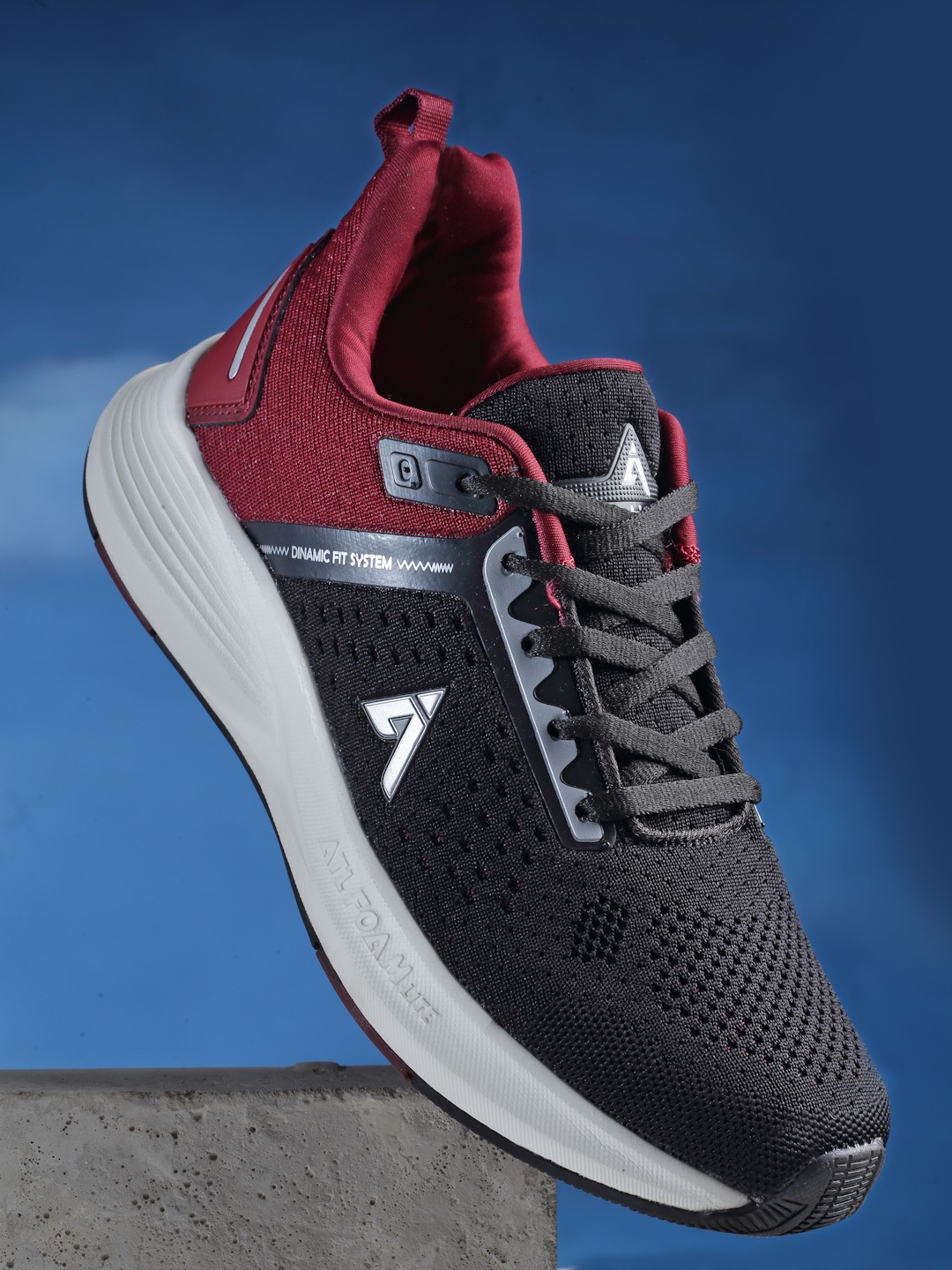 

Action Men Black Mesh Running Non-Marking Sports Shoes