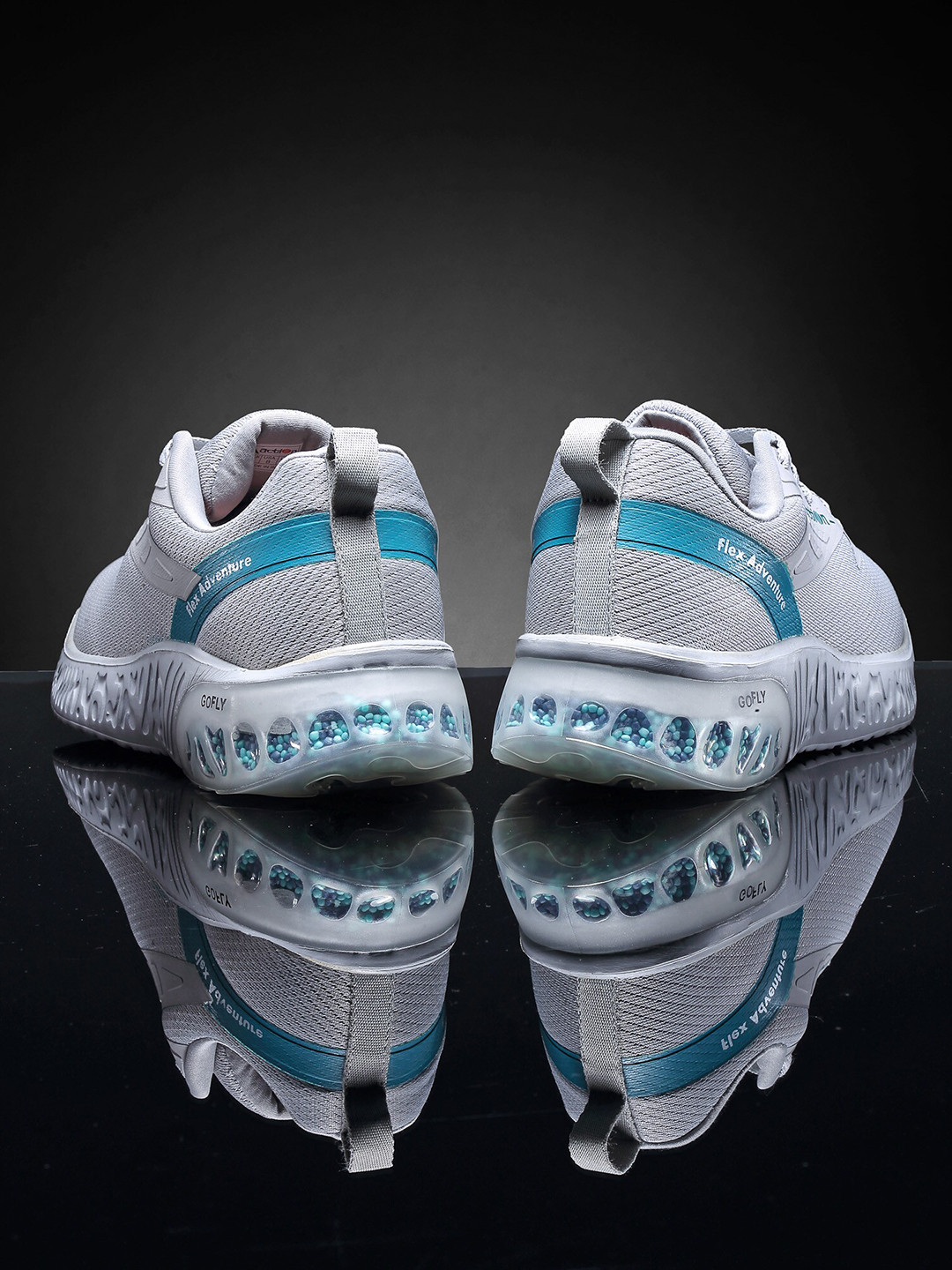 

Action Men Grey Mesh Running Non-Marking Shoes