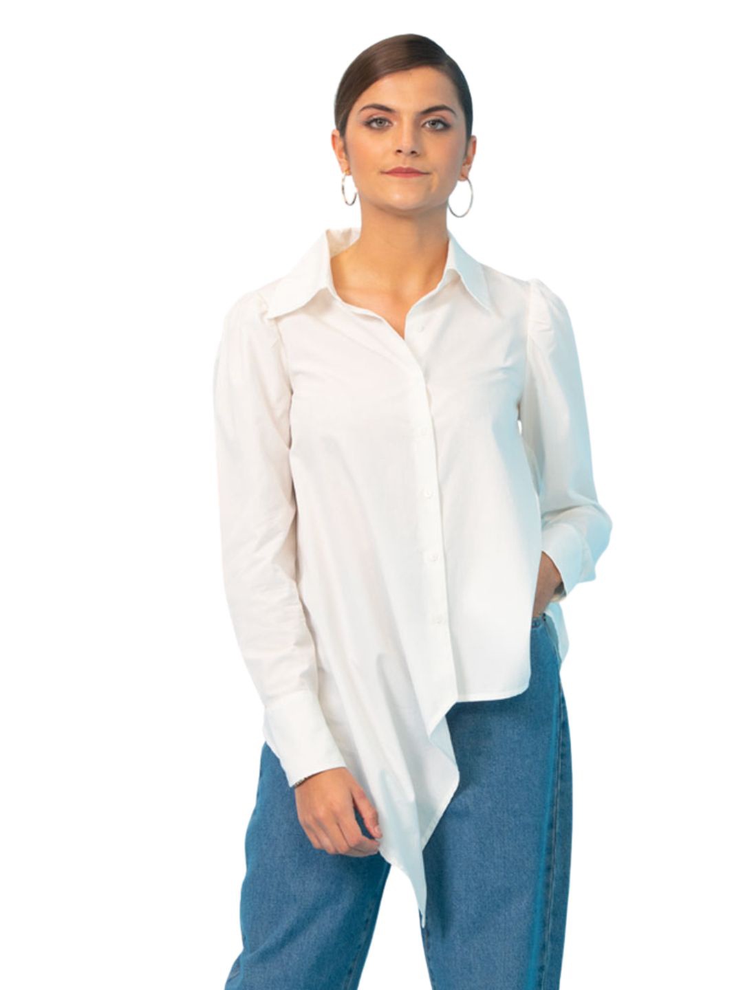 

Style Island Women White Shirt Style Top