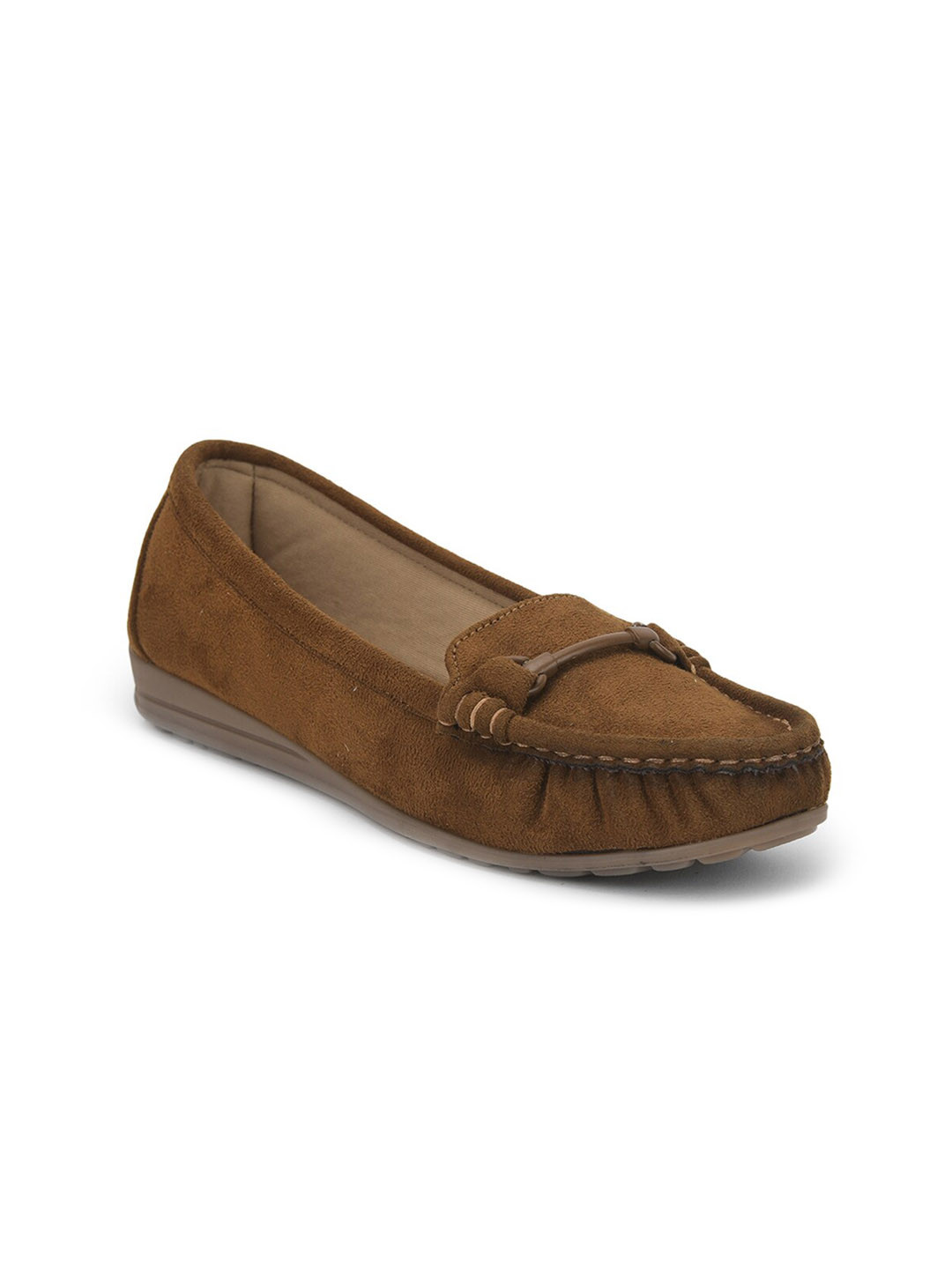 

Liberty Women Solid Slip On Loafers, Beige