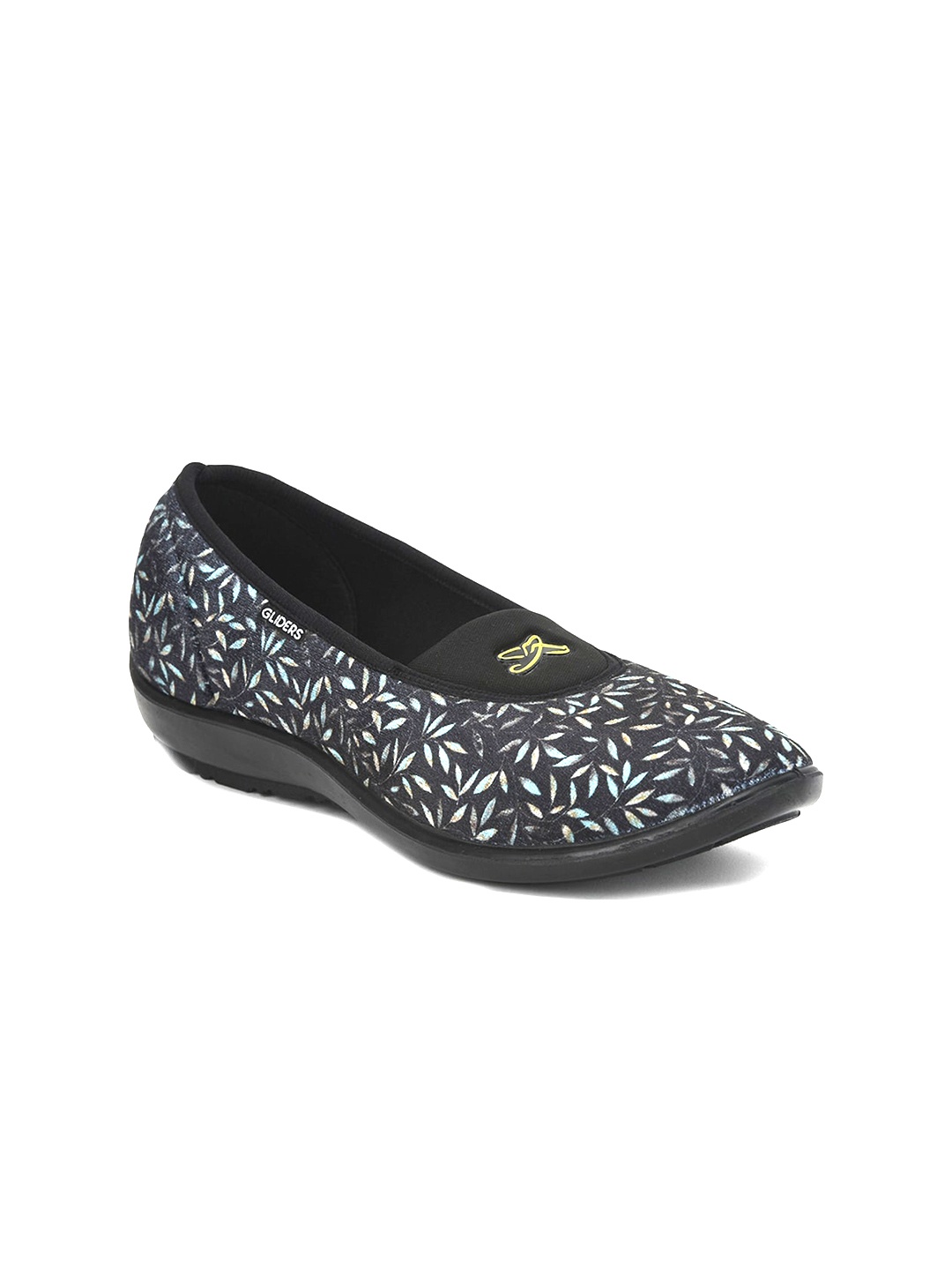 

Liberty Women Printed Slip-On Sneakers, Black