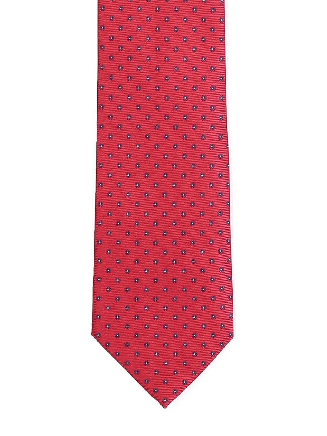 

Arrow Men Red & Blue Woven Design Broad Tie