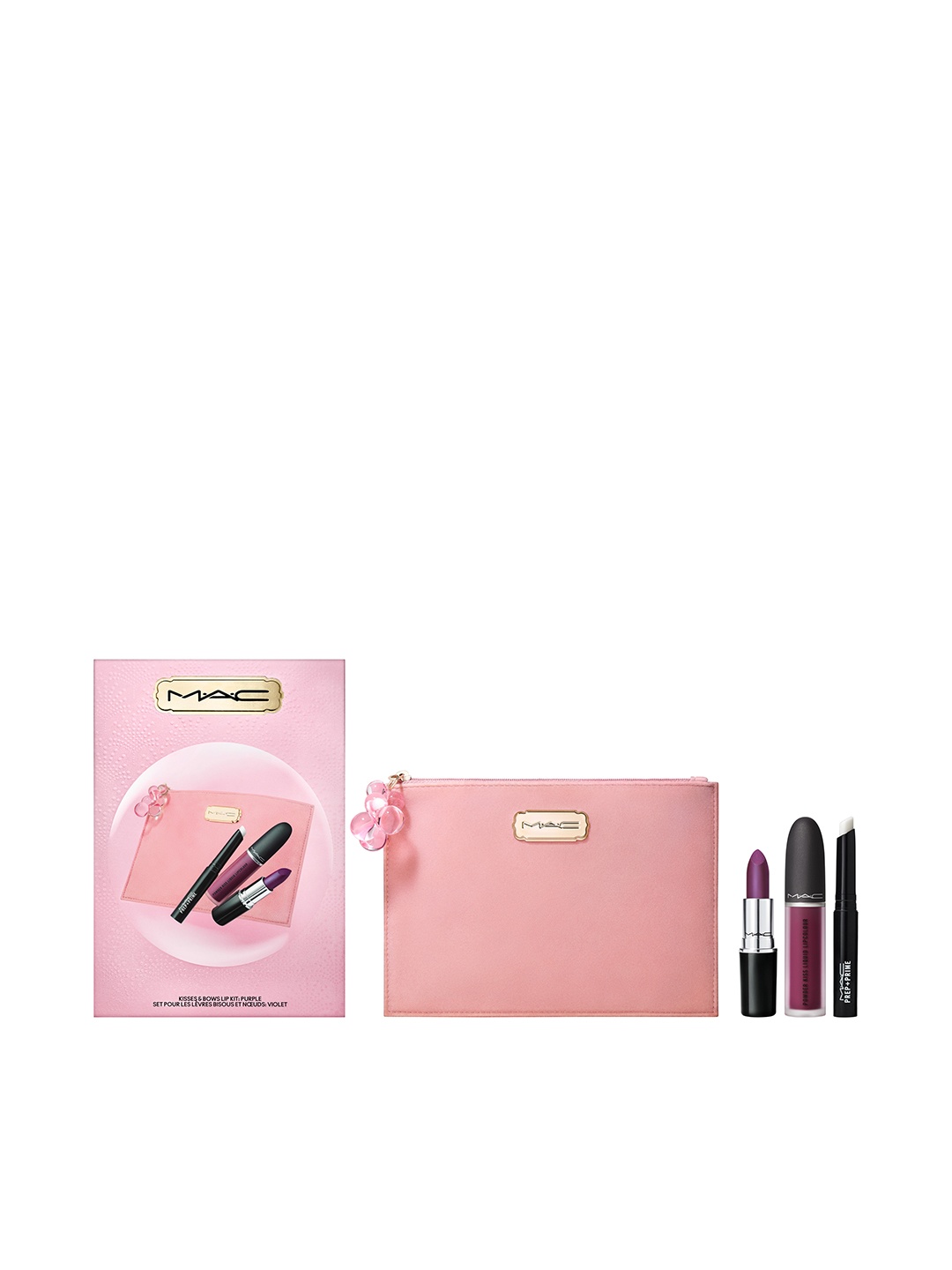 

M.A.C Set of 3 Kisses & Bows Lip Kit - Purple