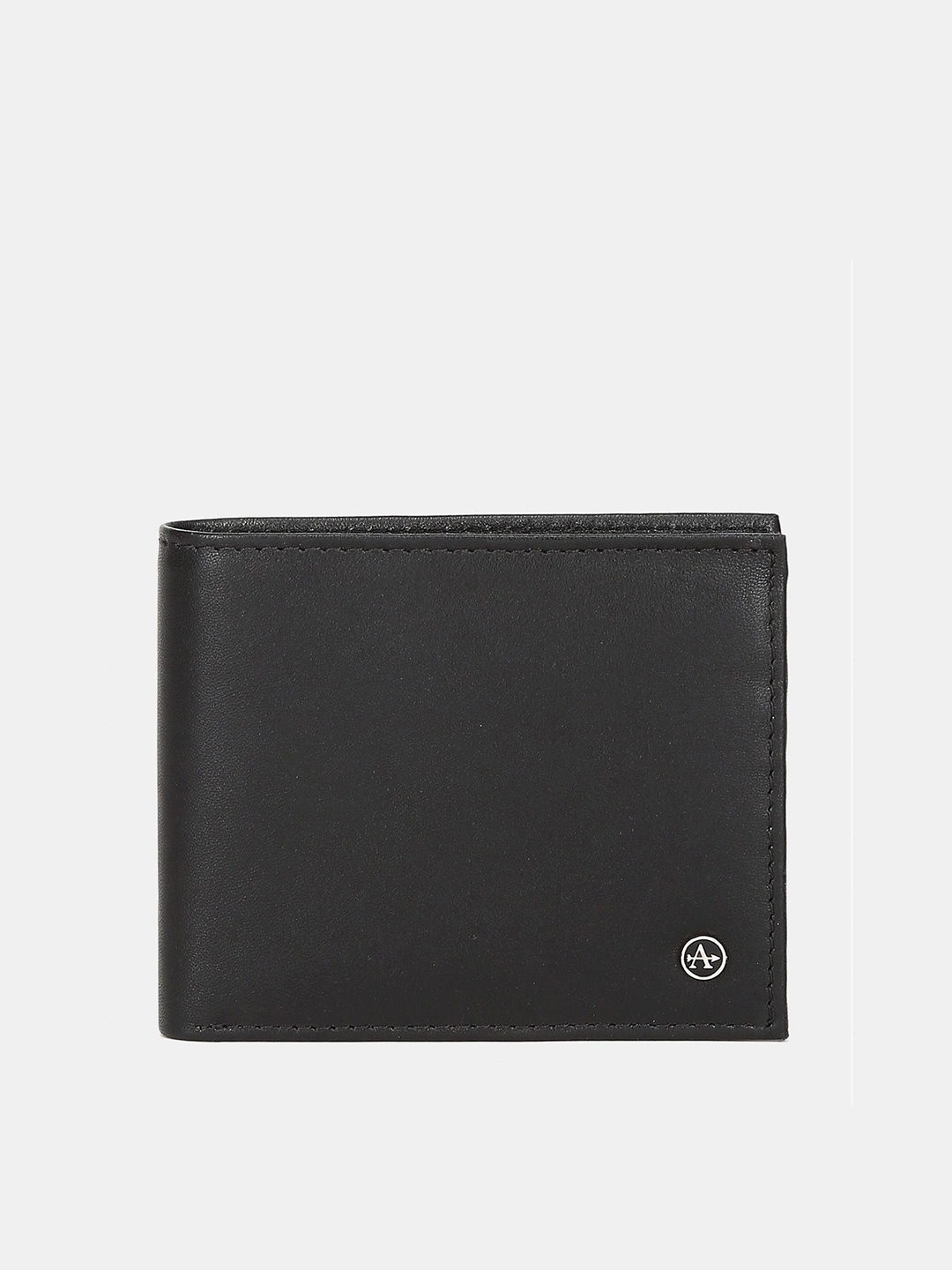 

Arrow Men Leather Money Clip, Black