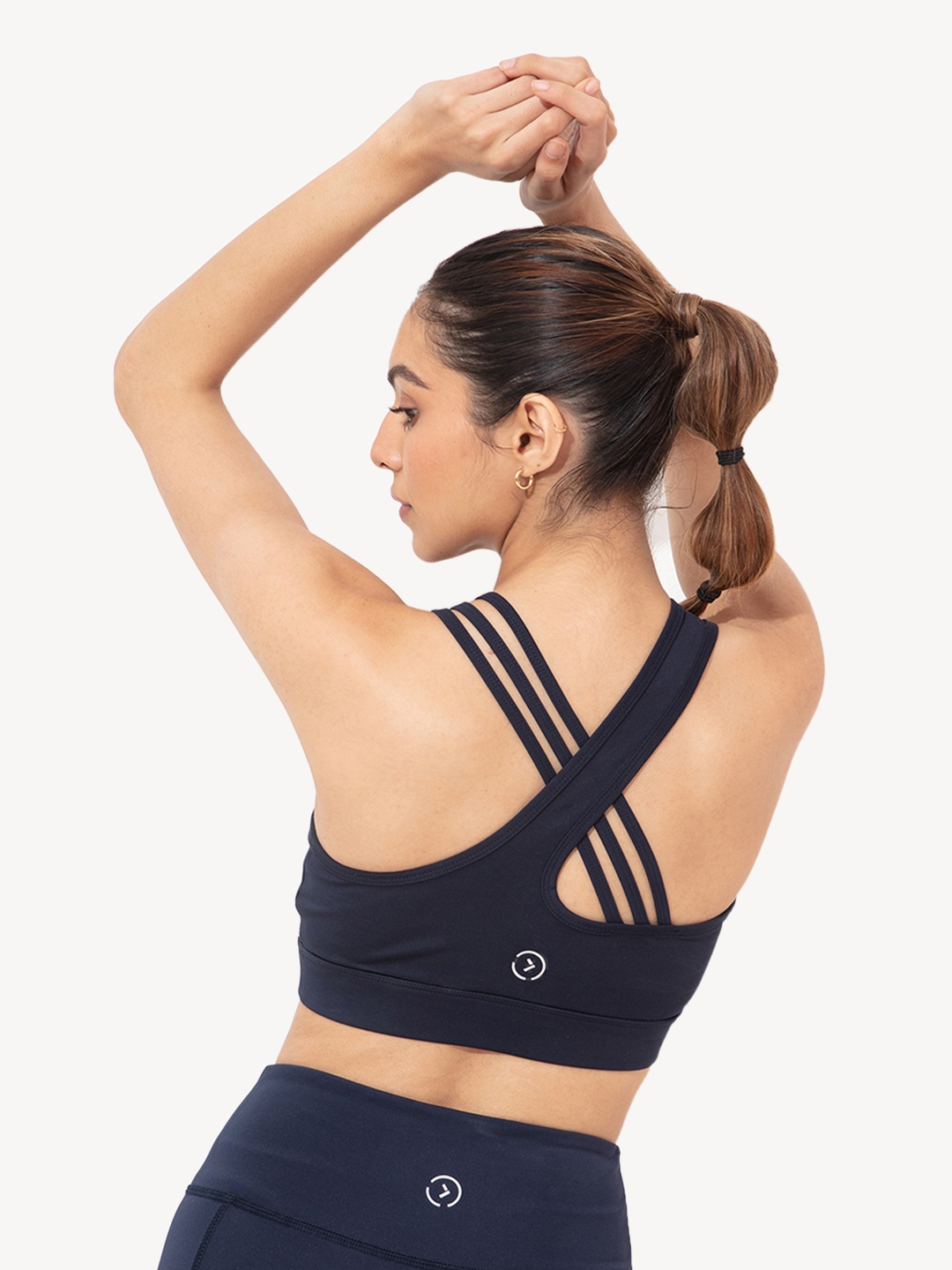 

KICA Women Blue Solid Maximum Support Sports Bra