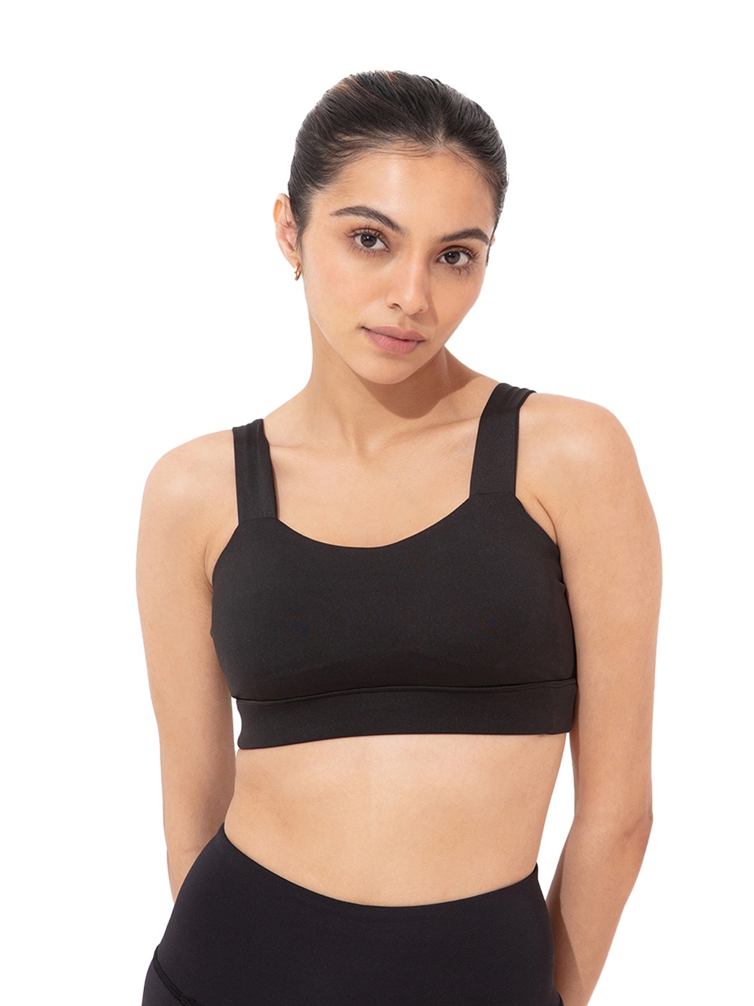 

KICA Women Black Solid Workout Bra