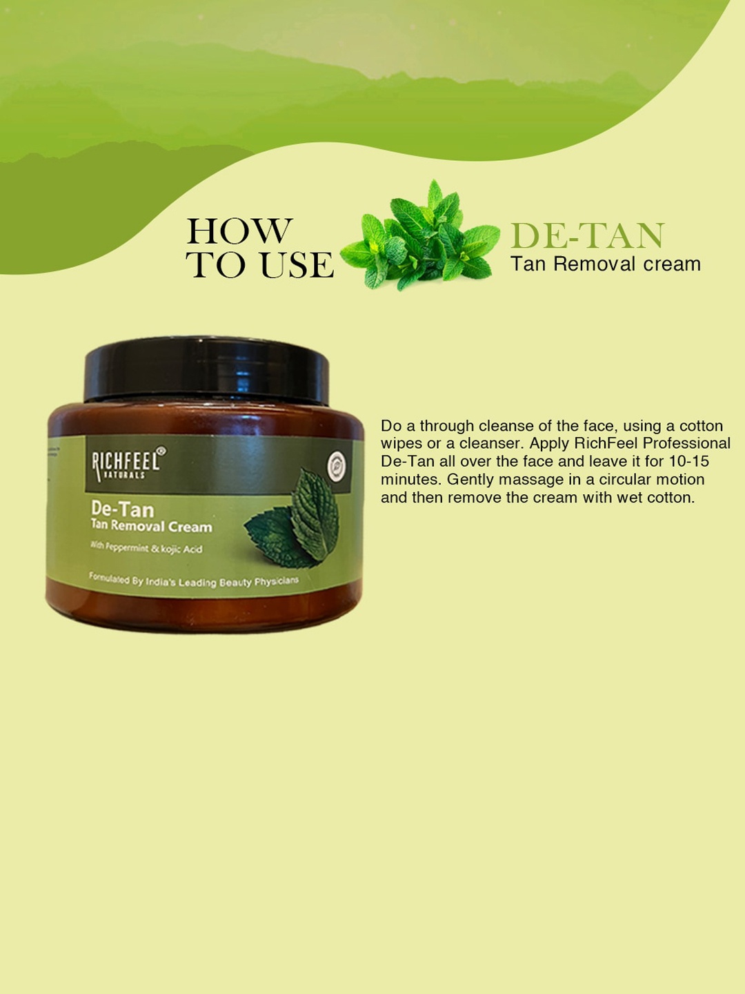 

Richfeel Set Of 2 De-Tan Cream 1000gm, White