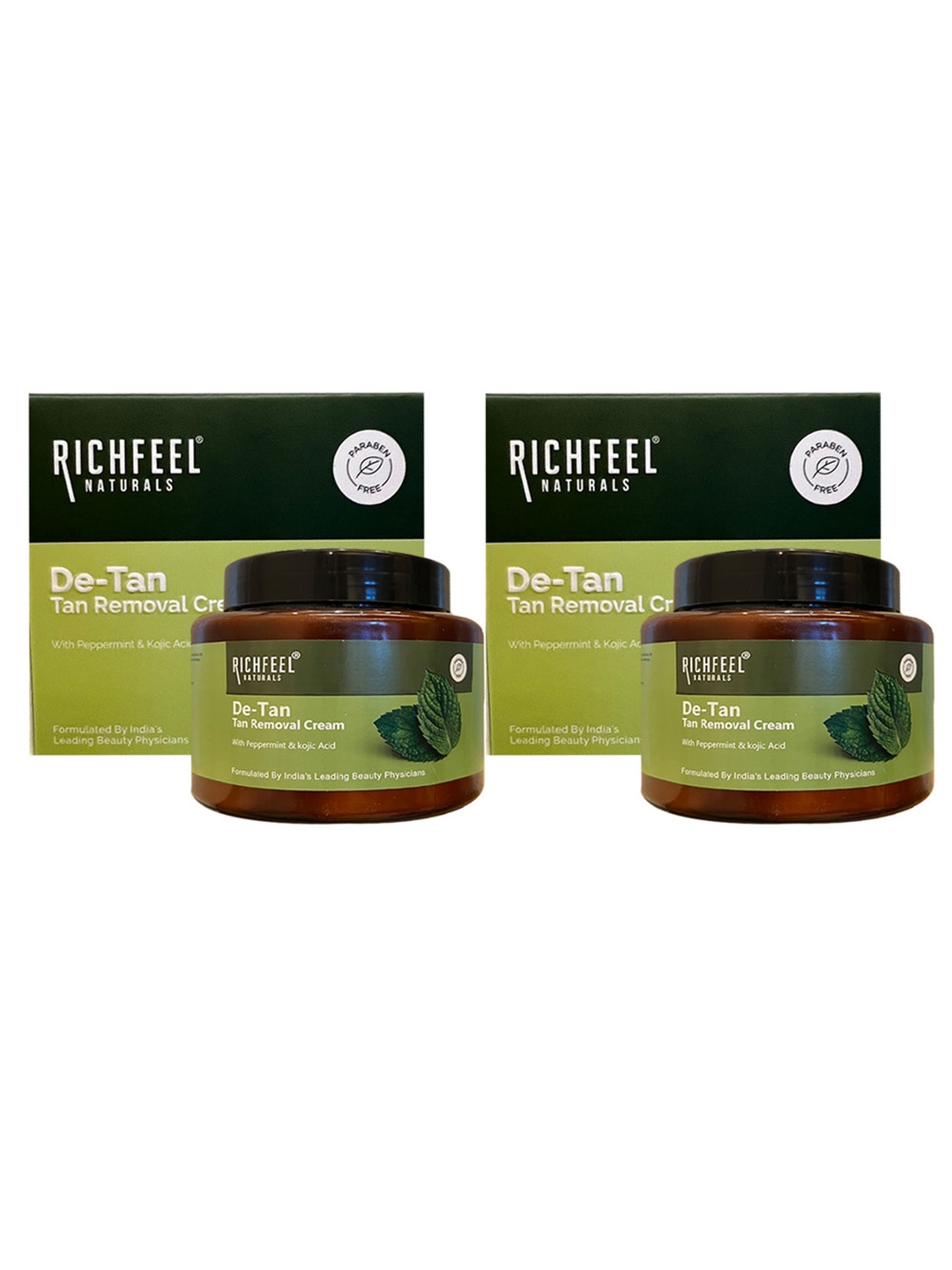 

Richfeel Set Of 2 De-Tan Cream 200gm, White