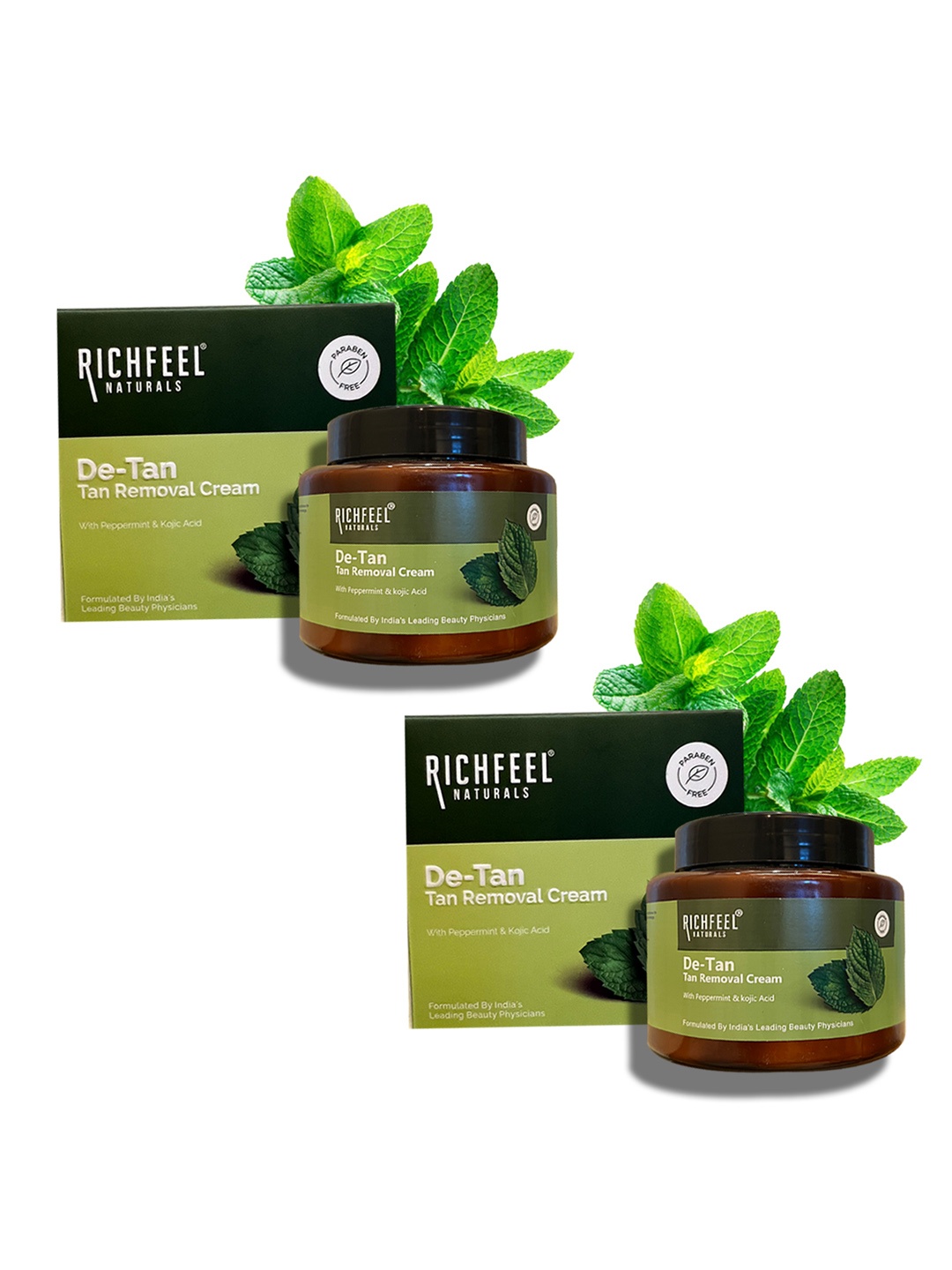 

Richfeel Set Of 4 De-Tan Face Moisturising Cream, White