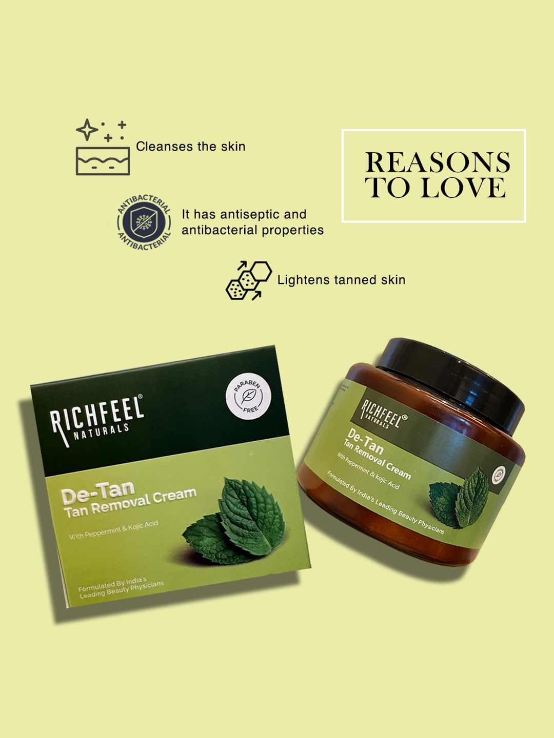 

Richfeel Set Of 3 De-Tan Face Moisturising Cream, White