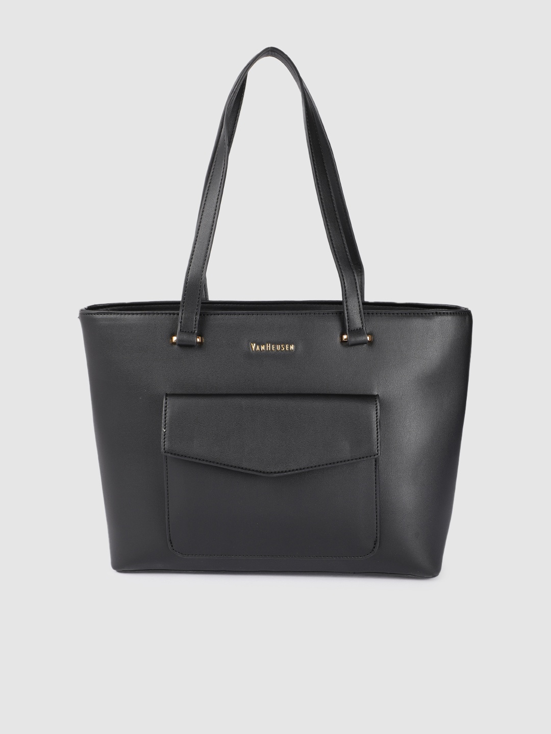 

Van Heusen Black Solid Shoulder Bag
