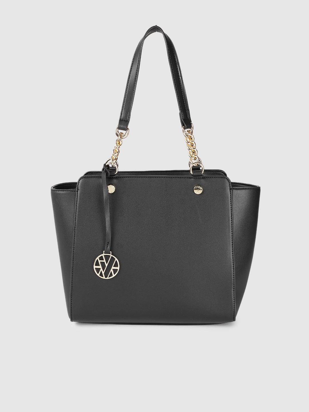 

Van Heusen Black Solid Shoulder Bag