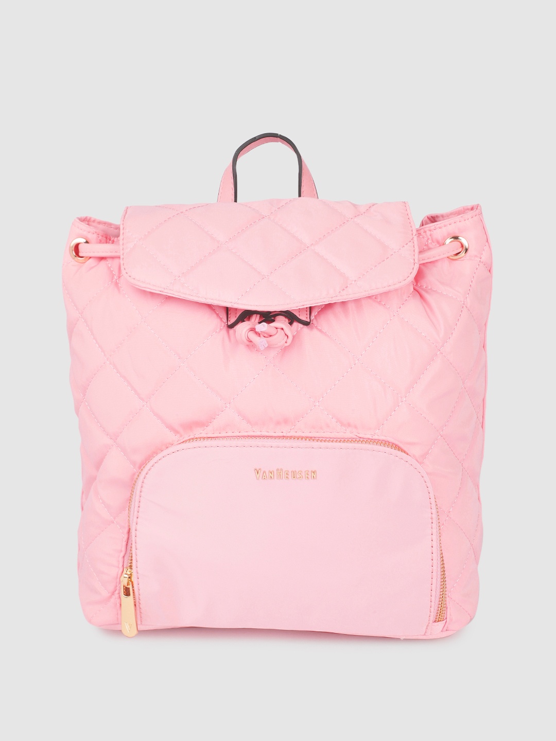 

Van Heusen Women Pink Quilted Backpack