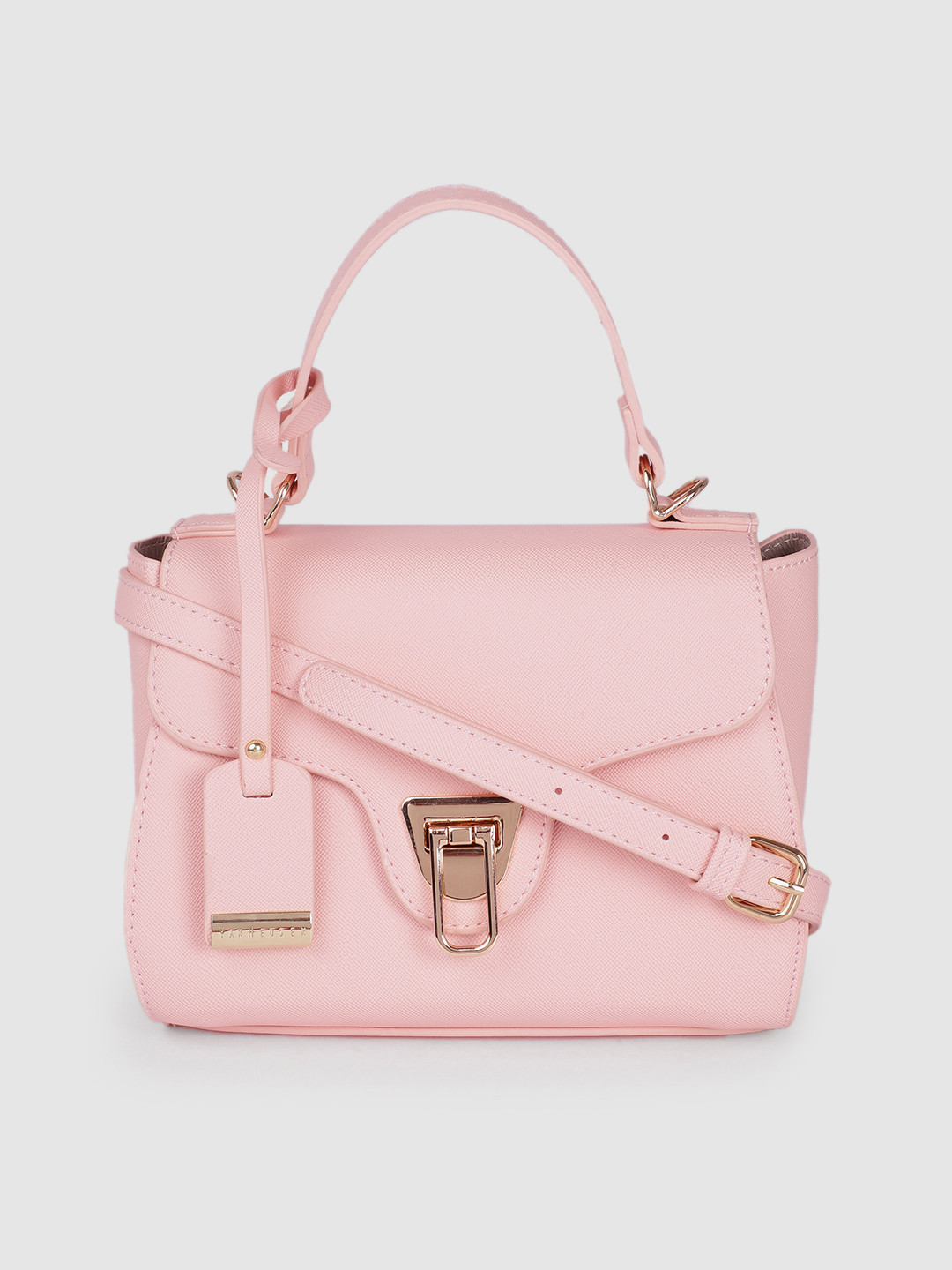 

Van Heusen Women Pink Structured Satchel