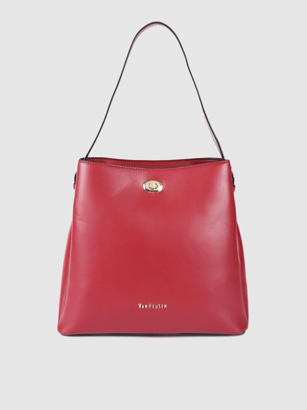 

Van Heusen Red Solid Hobo Bag