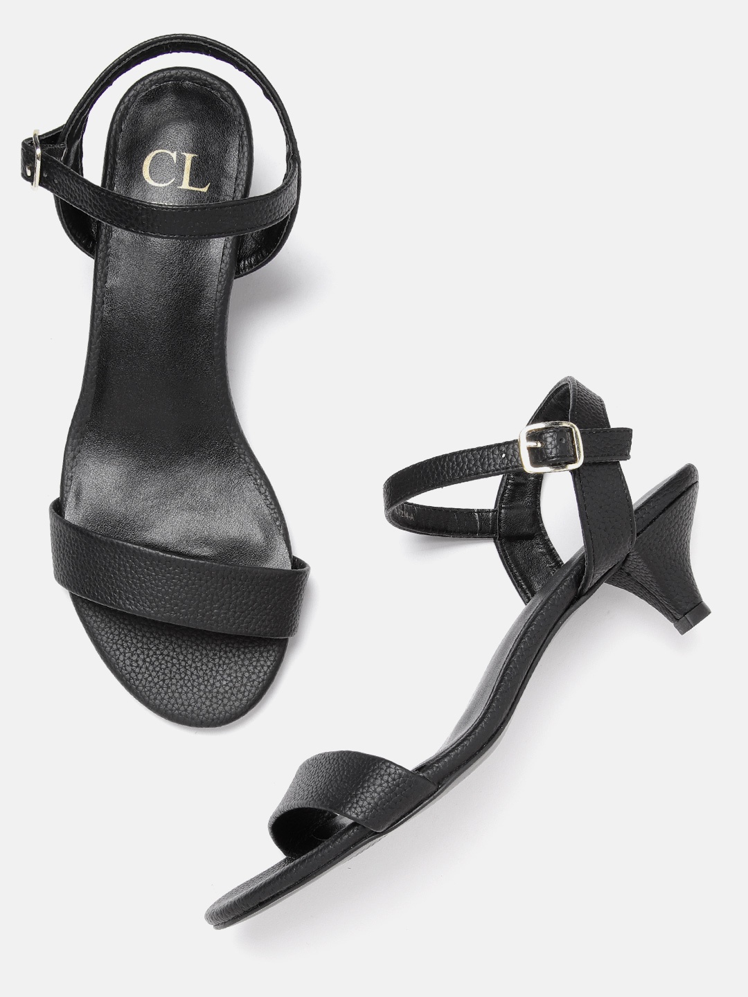 

Carlton London Black Kitten Sandals