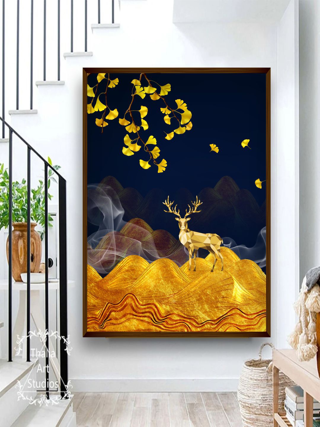 

The Art House Abstract Wall Art, Gold