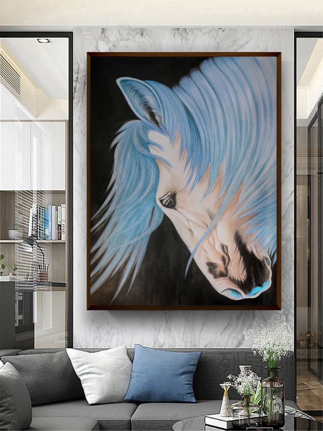 

The Art House Abstract Wall Art, Black
