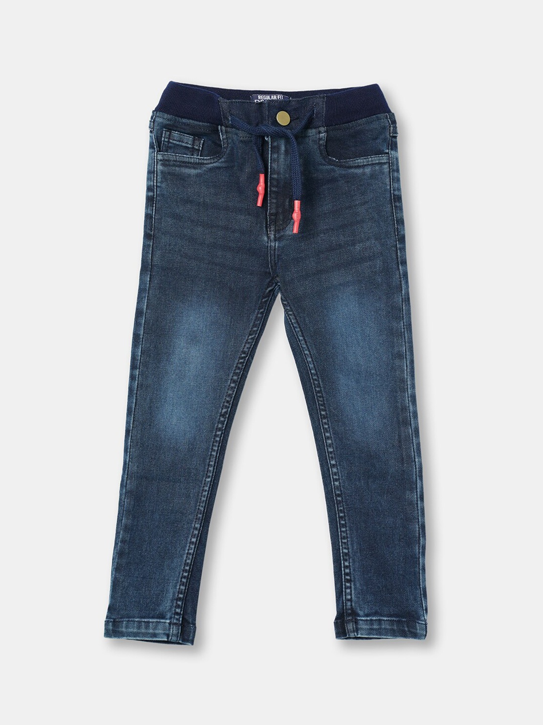 

R&B Boys Blue Mildly Distressed Light Fade Jeans