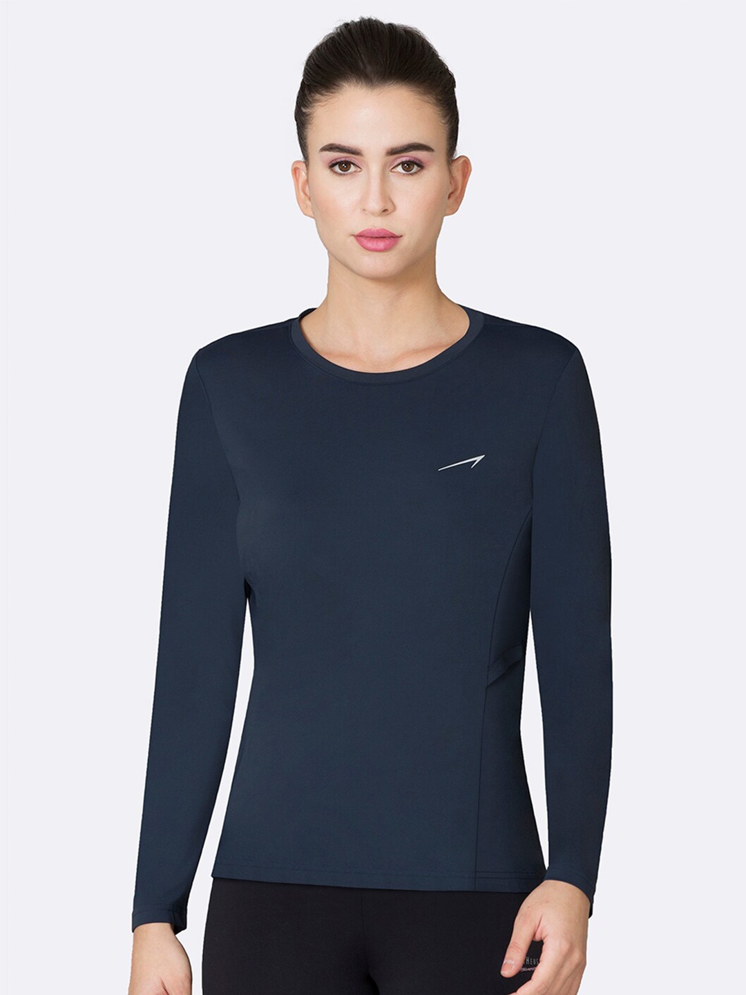

Van Heusen Women Lounge Tshirts, Navy blue