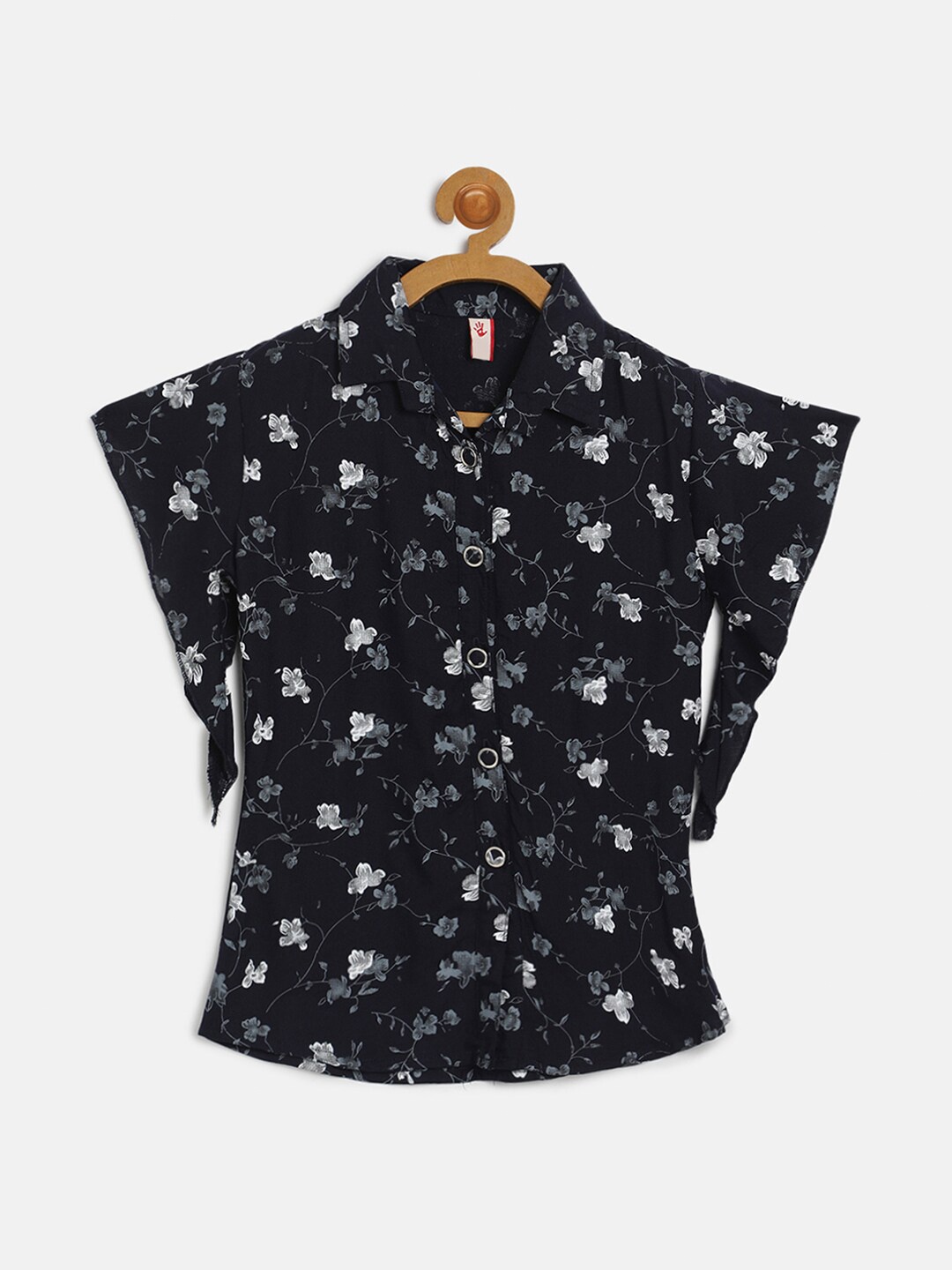 

V2 Value & Variety Blue Floral Print Top