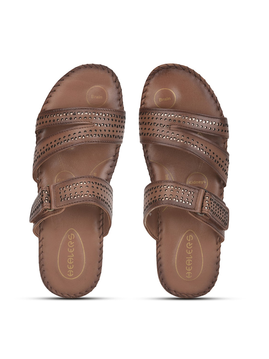 

Liberty Women Self Design Slip-On, Tan