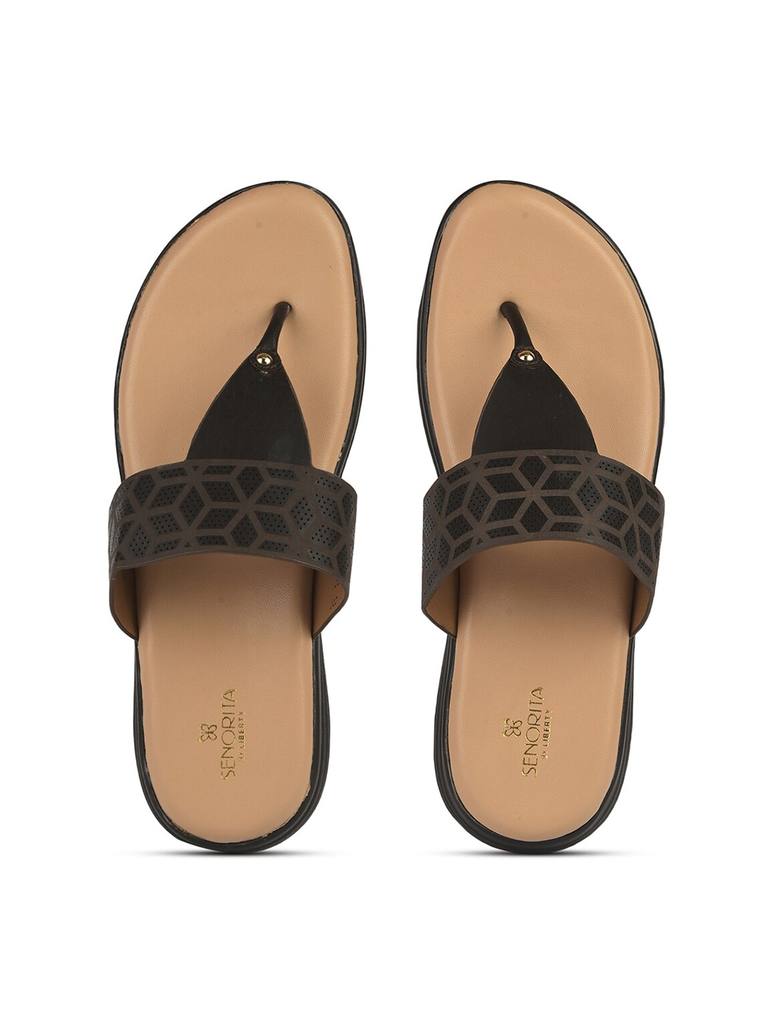 

Liberty Women Thong Flip-Flops, Brown