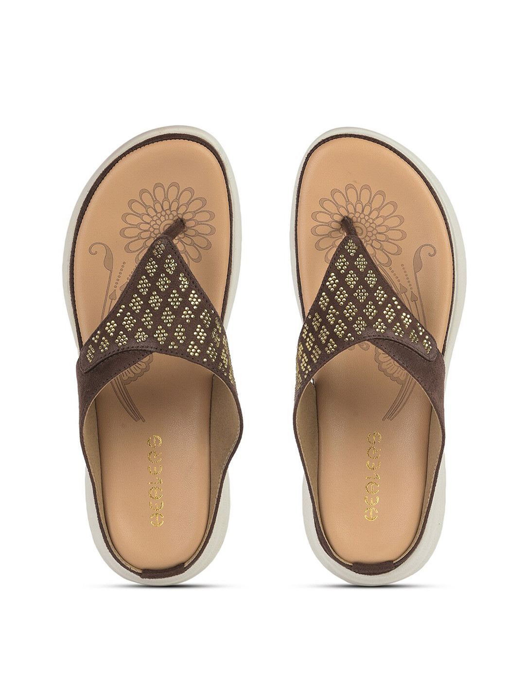 

Liberty Women Thong Flip-Flops, Brown