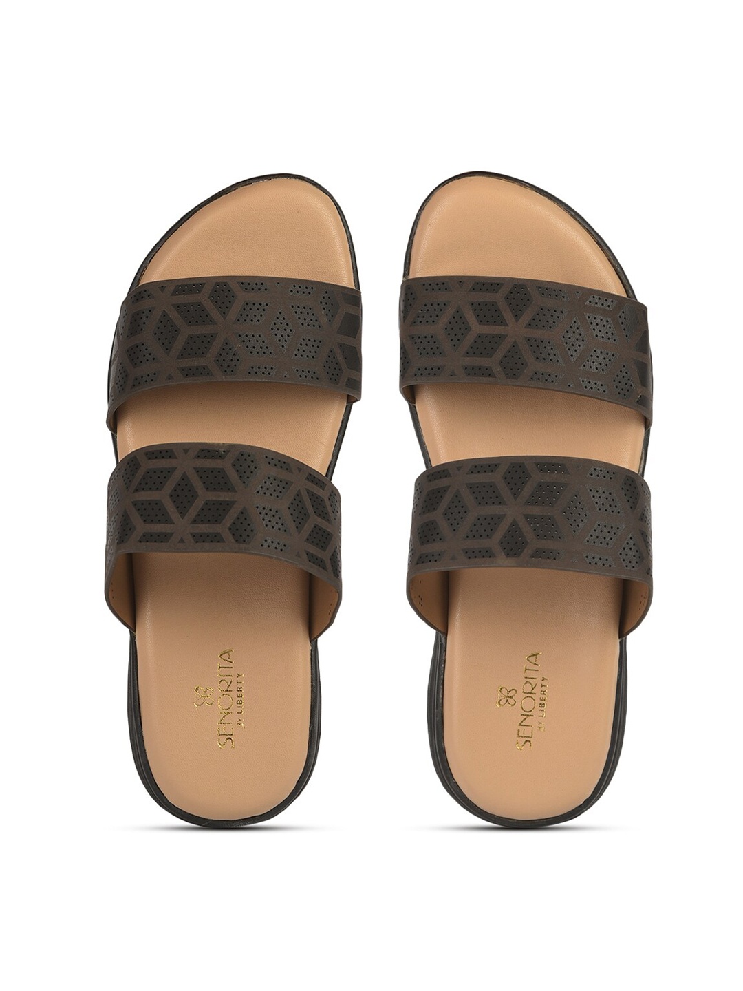 

Liberty Women Printed Sliders, Brown