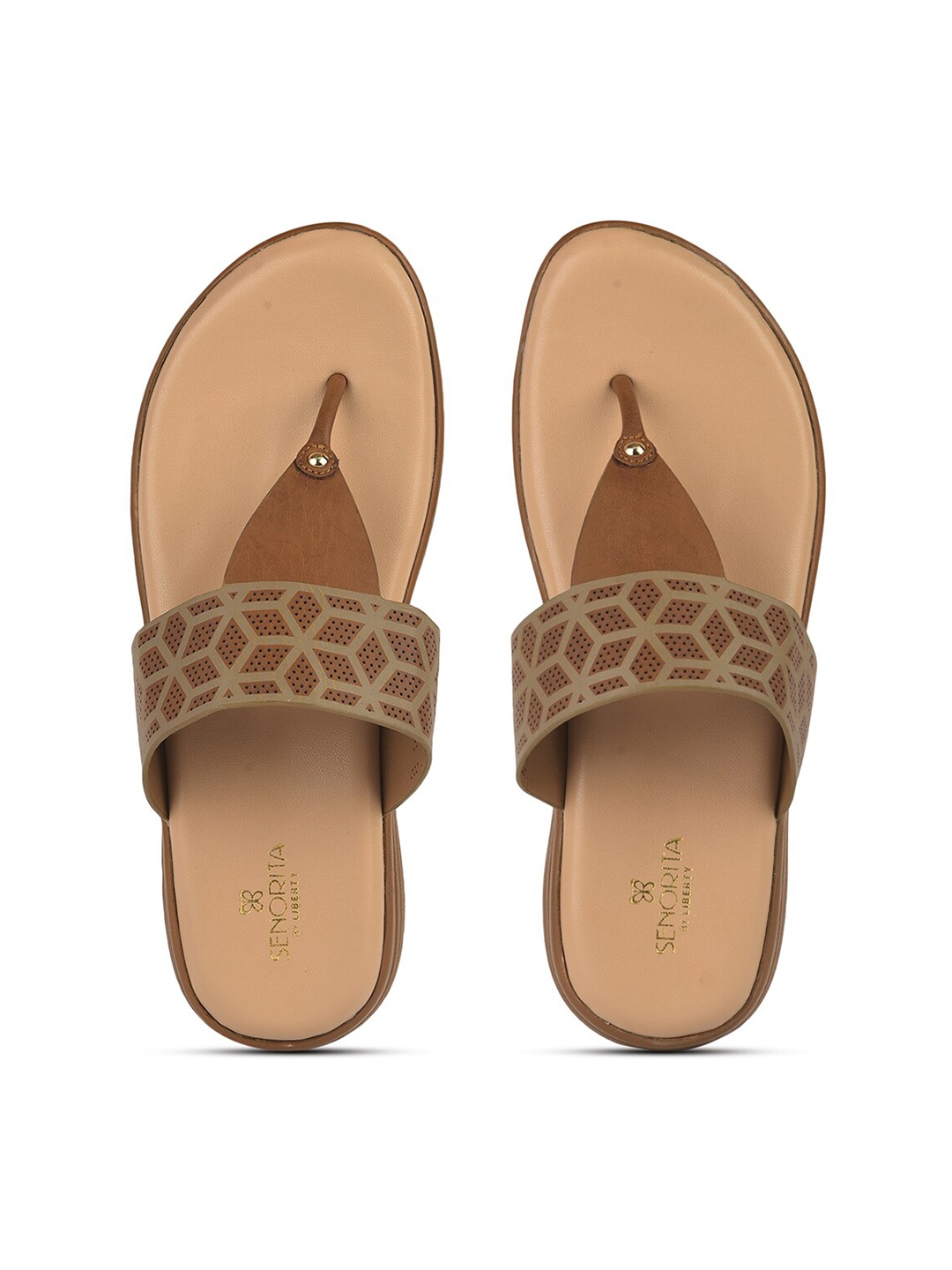 

Liberty Women Thong Flip-Flops, Tan