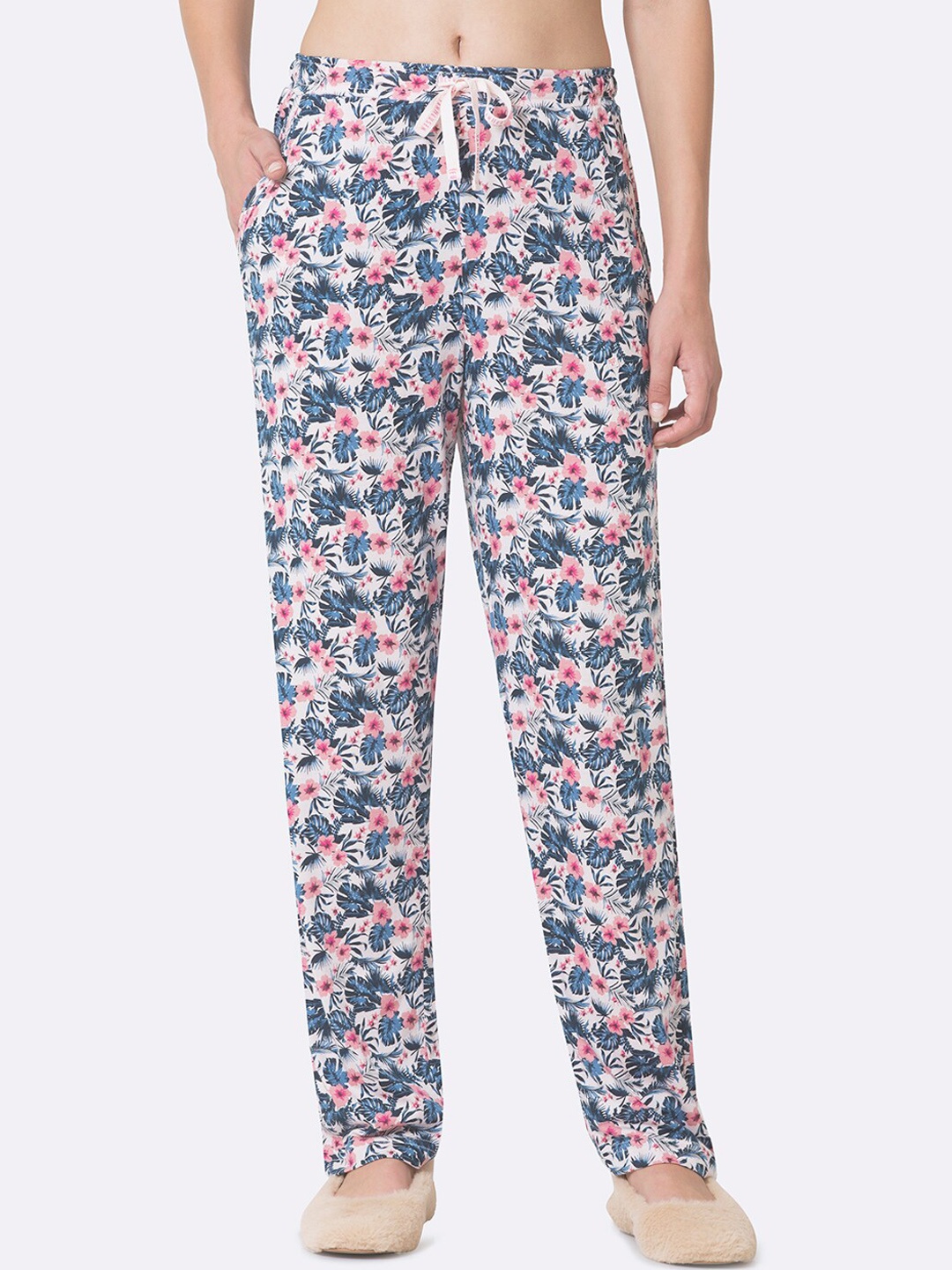 

Van Heusen Women Printed Superior Drape Ultra Soft Lounge Pants, Pink