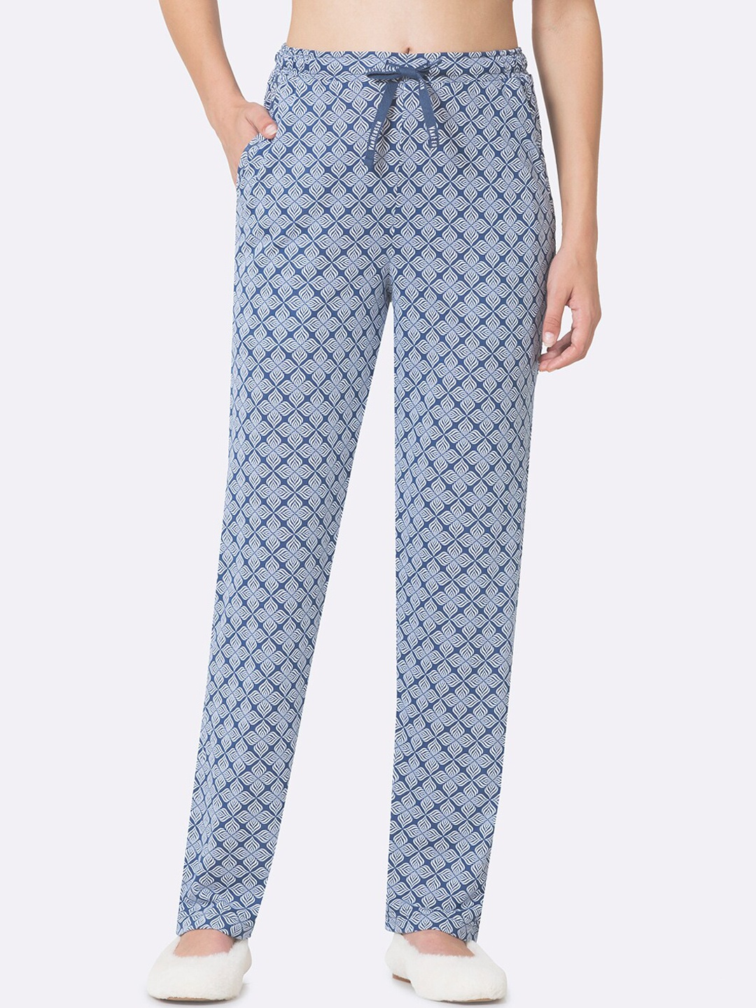 

Van Heusen Women Printed Lounge Pants, Blue