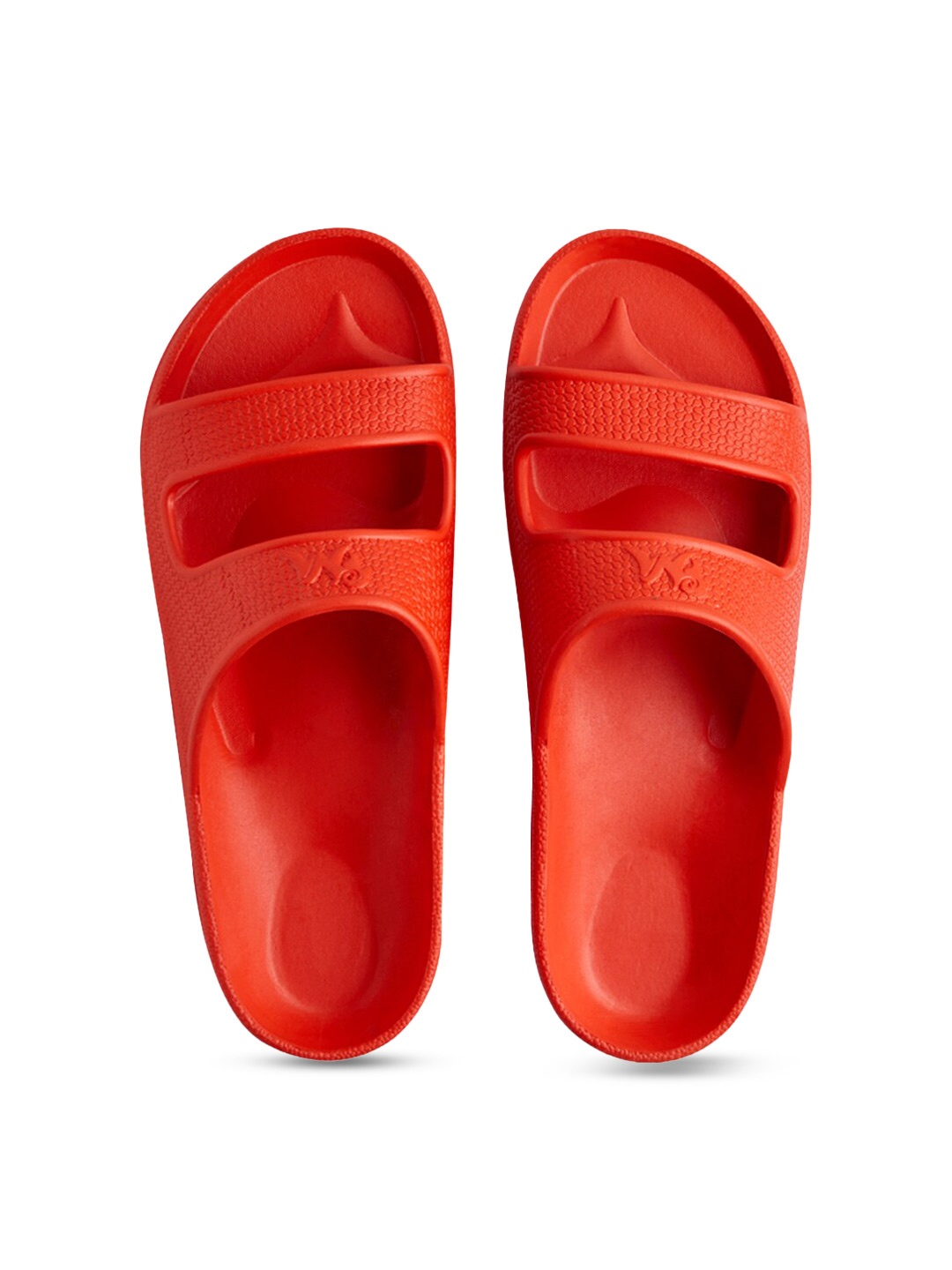 

NEEMANS Unisex Solid Rubber Sliders, Red