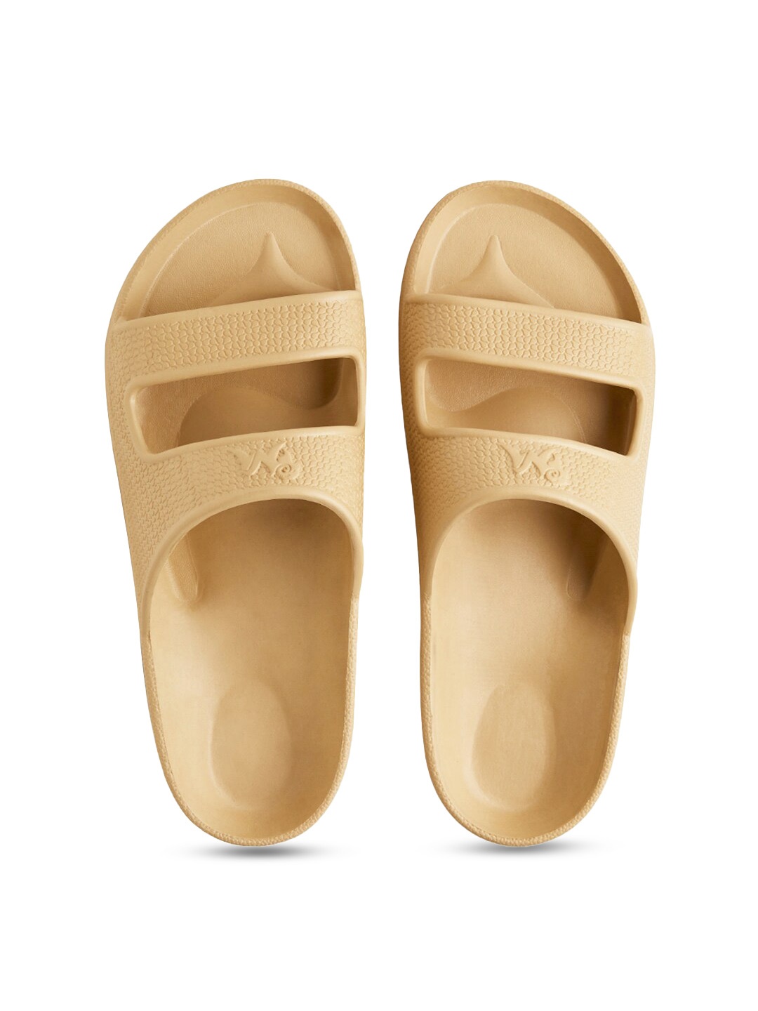 

NEEMANS Unisex Solid Rubber Sliders, Beige