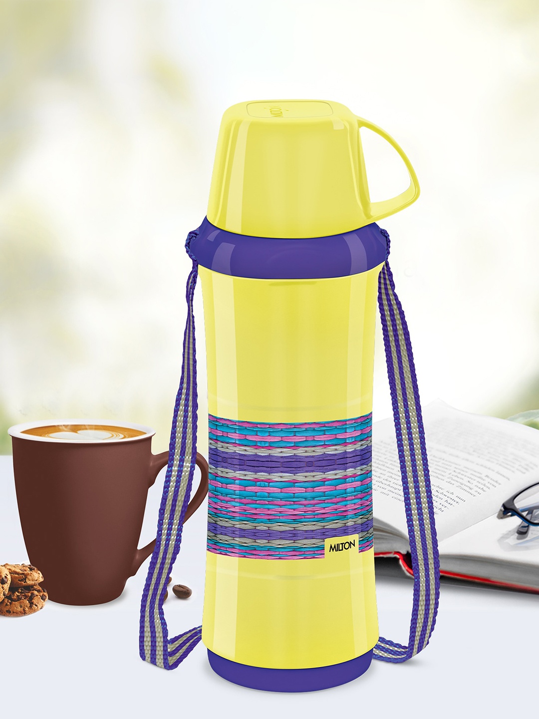 

Milton Yellow Angelina 1000 Plastic Insulated Flask 820 ml
