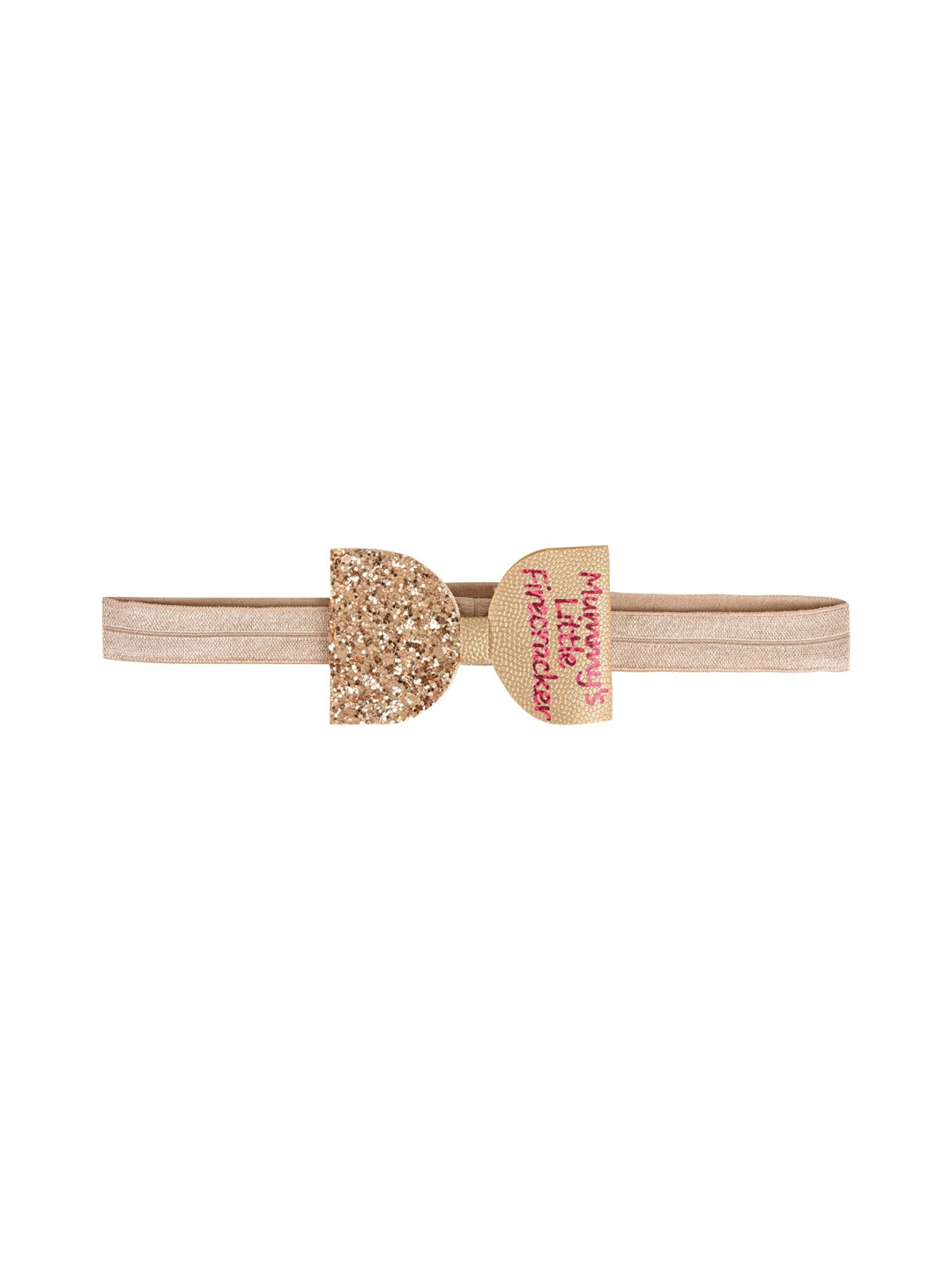 

Aye Candy Girls Golden Bow Mummy's Little Firecracker Headband, Gold